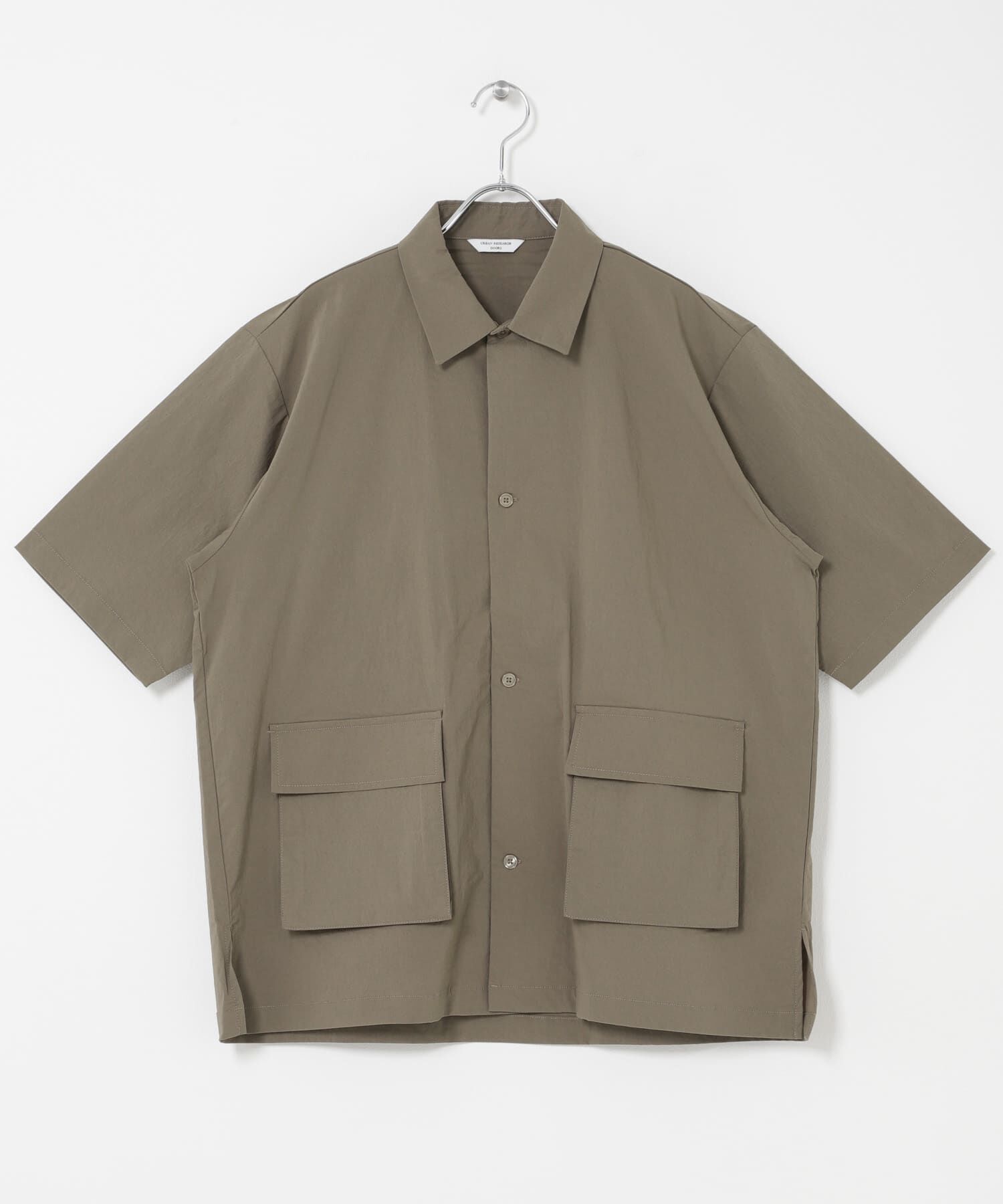 URBAN RESEARCH DOORS「『UVｶｯﾄ/接触冷感/吸水速乾』ｽﾄﾚｯﾁｸﾛｽ ﾋﾞｯｸﾞﾎﾟｹｯﾄ  」|シャツ・ブラウス|