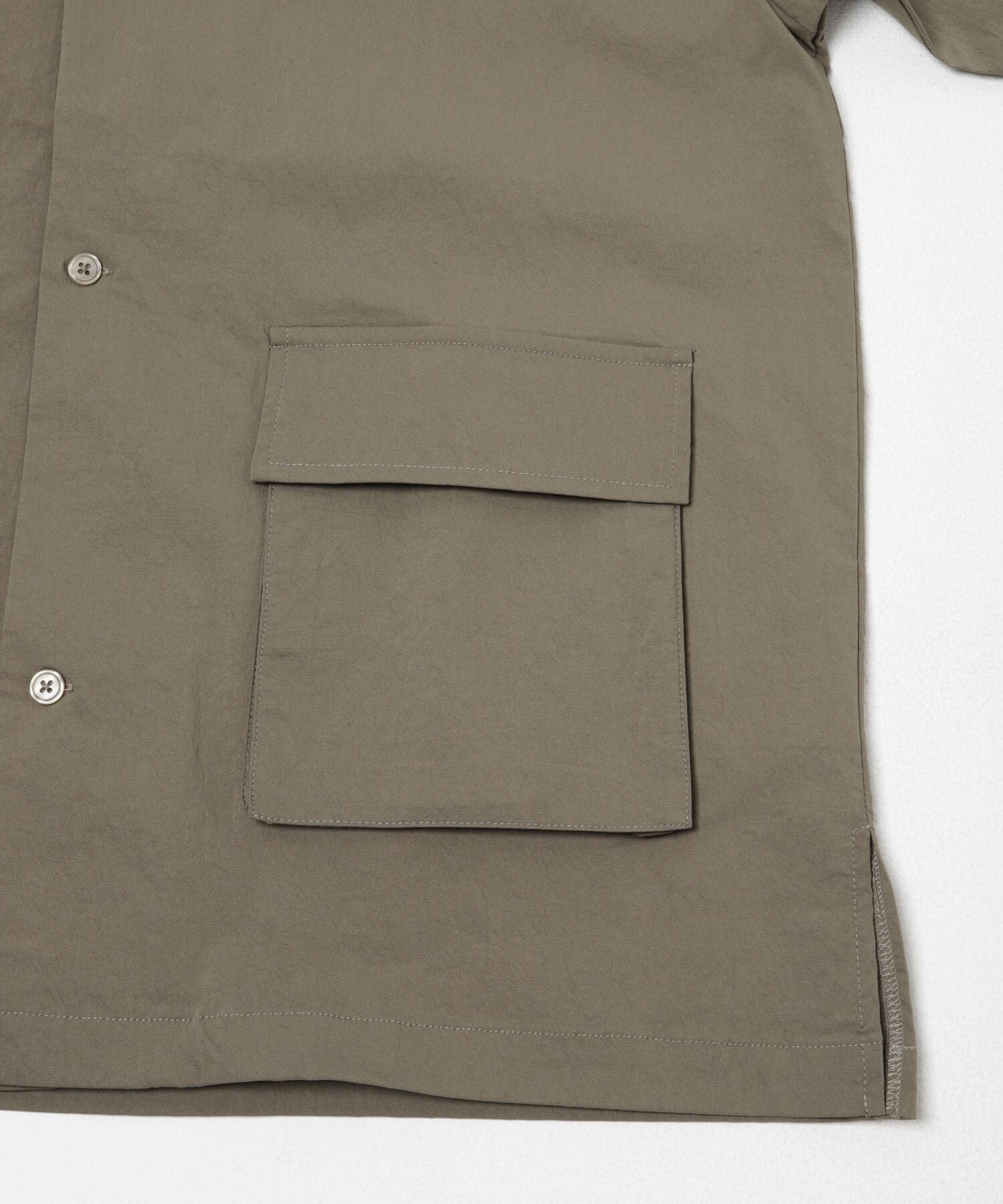 URBAN RESEARCH DOORS「『UVｶｯﾄ/接触冷感/吸水速乾』ｽﾄﾚｯﾁｸﾛｽ ﾋﾞｯｸﾞﾎﾟｹｯﾄ  」|シャツ・ブラウス|