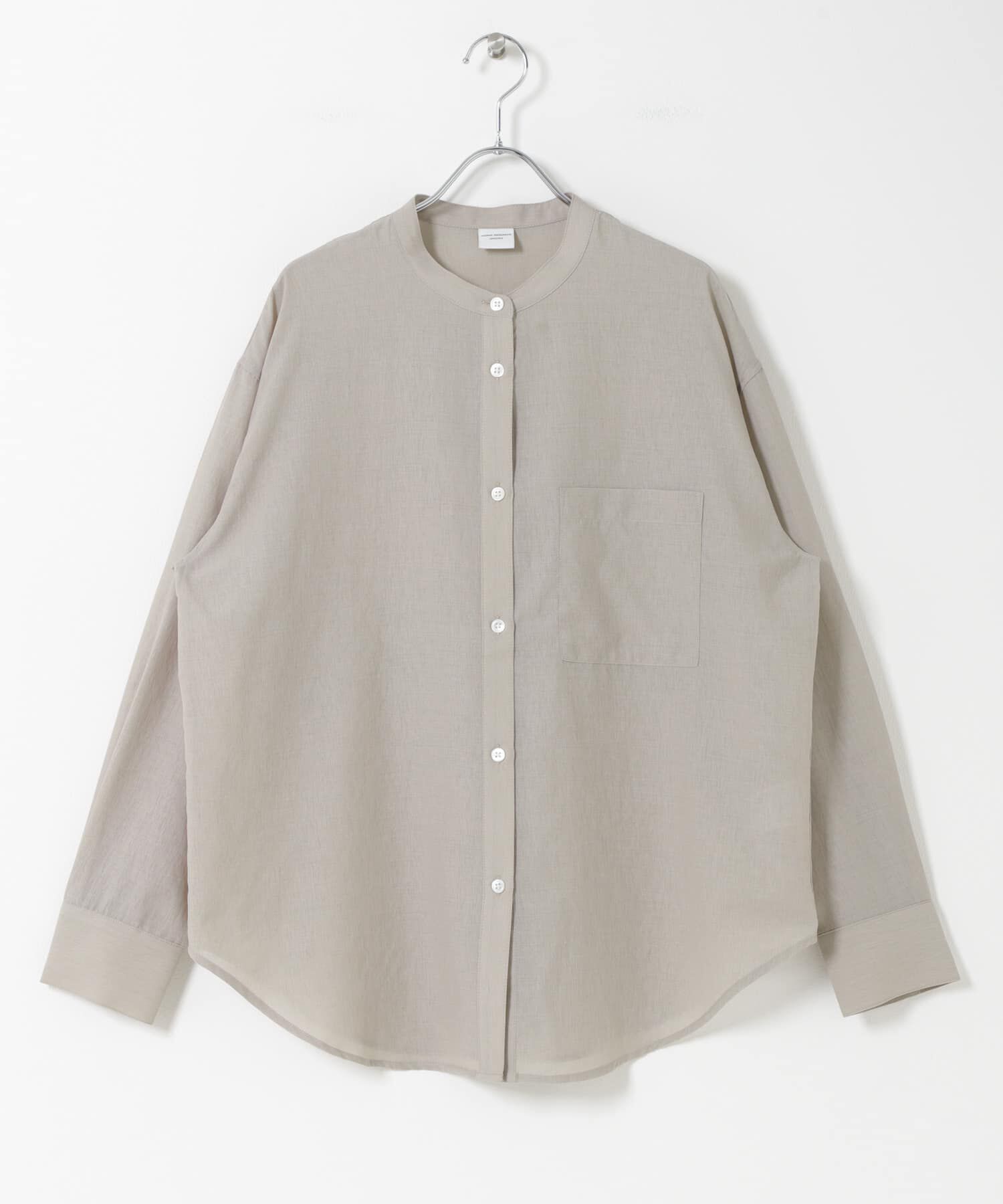 URBAN RESEARCH DOORS「『UR TECH』バンドカラーシャツ」|シャツ・ブラウス|