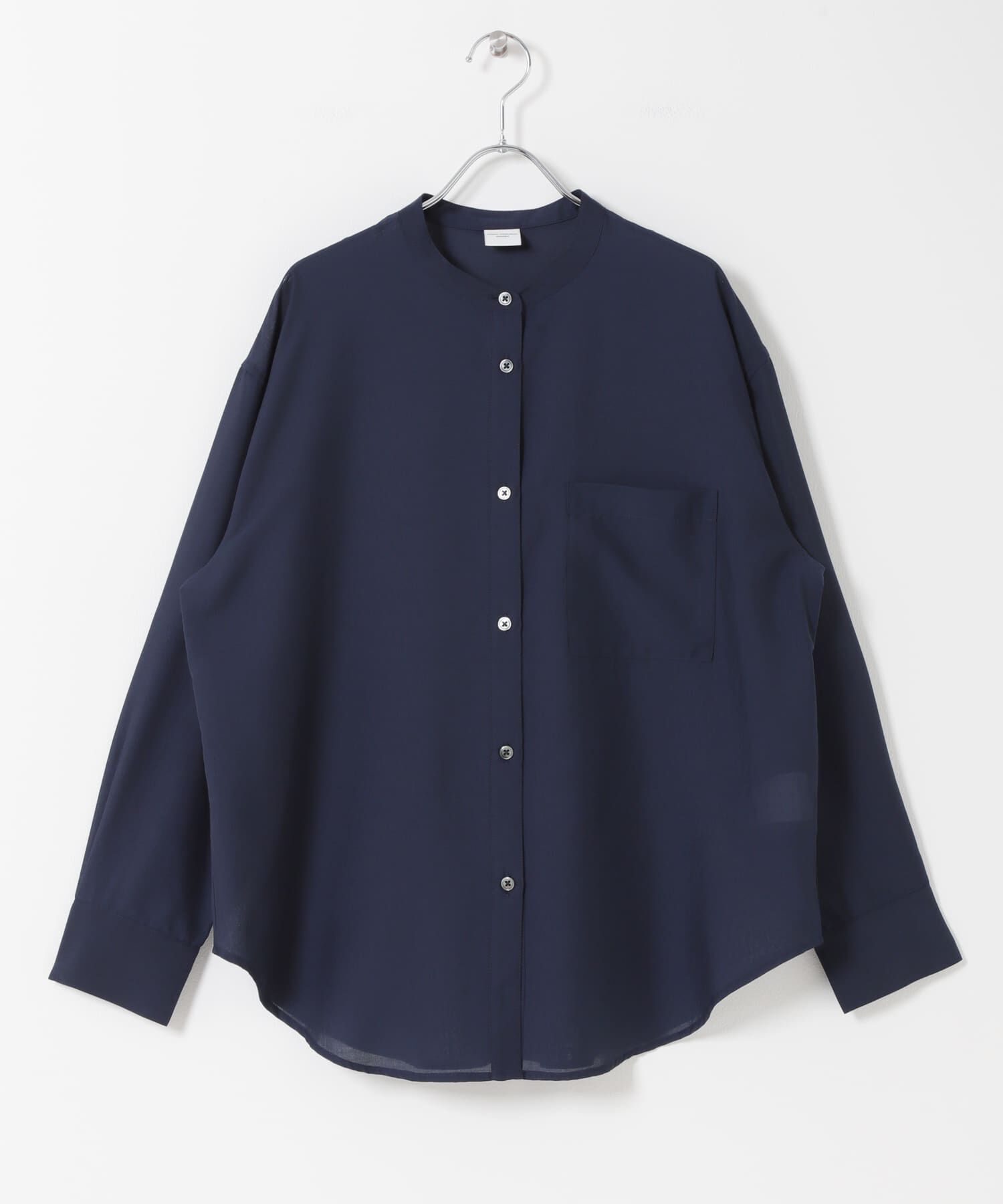 URBAN RESEARCH DOORS「『UR TECH』バンドカラーシャツ」|シャツ・ブラウス|