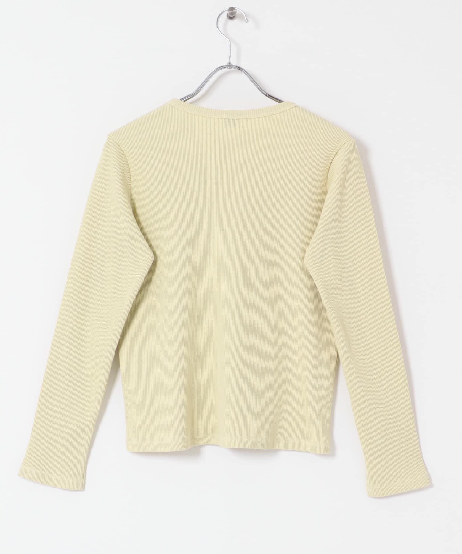 URBAN RESEARCH DOORS「リブボタンカットカーディガン」|カーディガン|