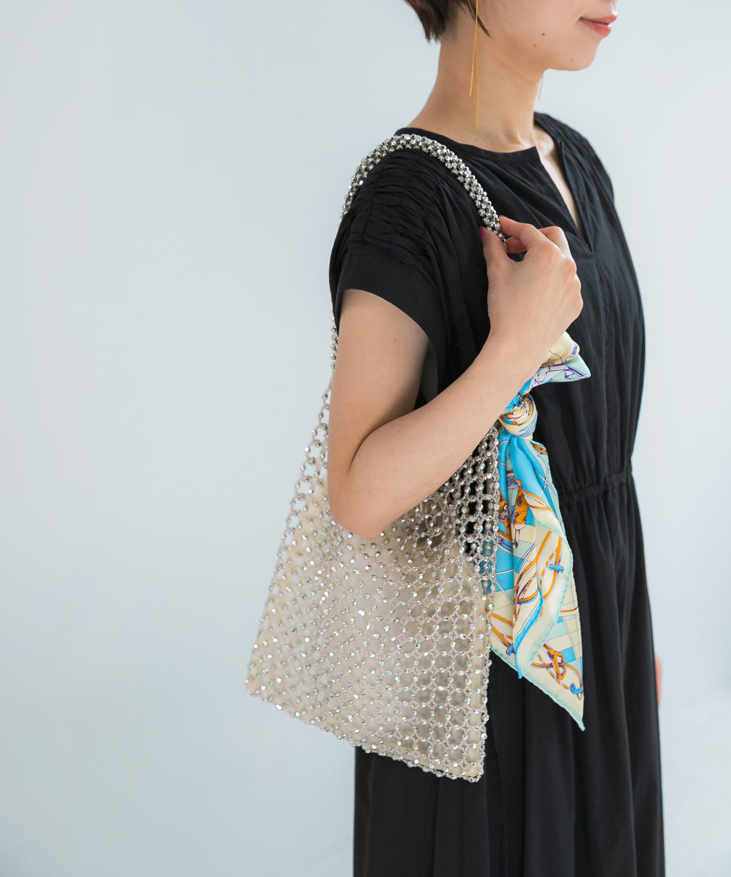 URBAN RESEARCH ROSSO「BAGMATI　ビーズバッグ」|ハンドバッグ|