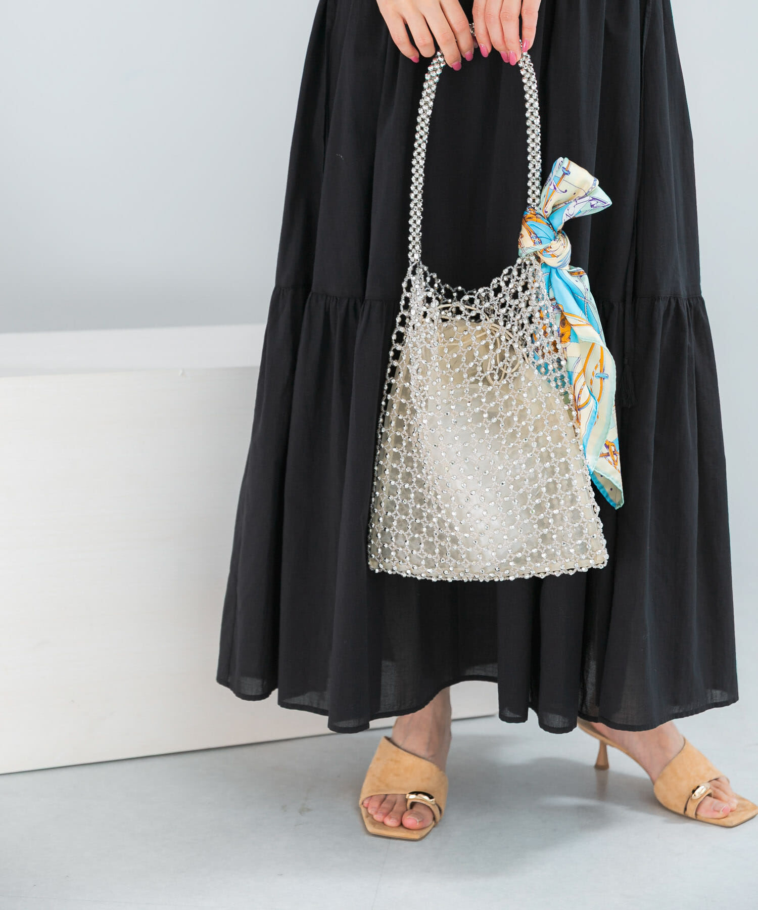 URBAN RESEARCH ROSSO「BAGMATI　ビーズバッグ」|ハンドバッグ|