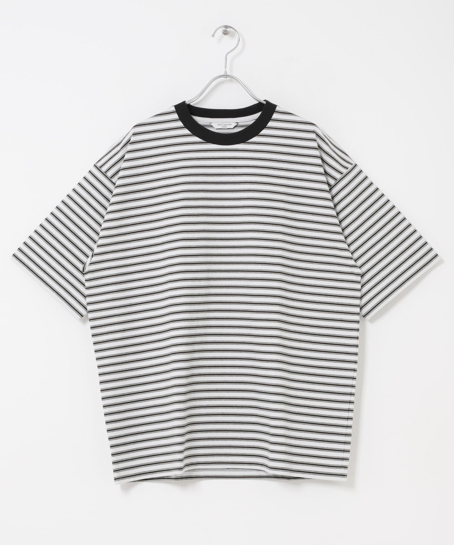 URBAN RESEARCH DOORS「プレーティングマルチボーダーTシャツ」|Tシャツ・カットソー|