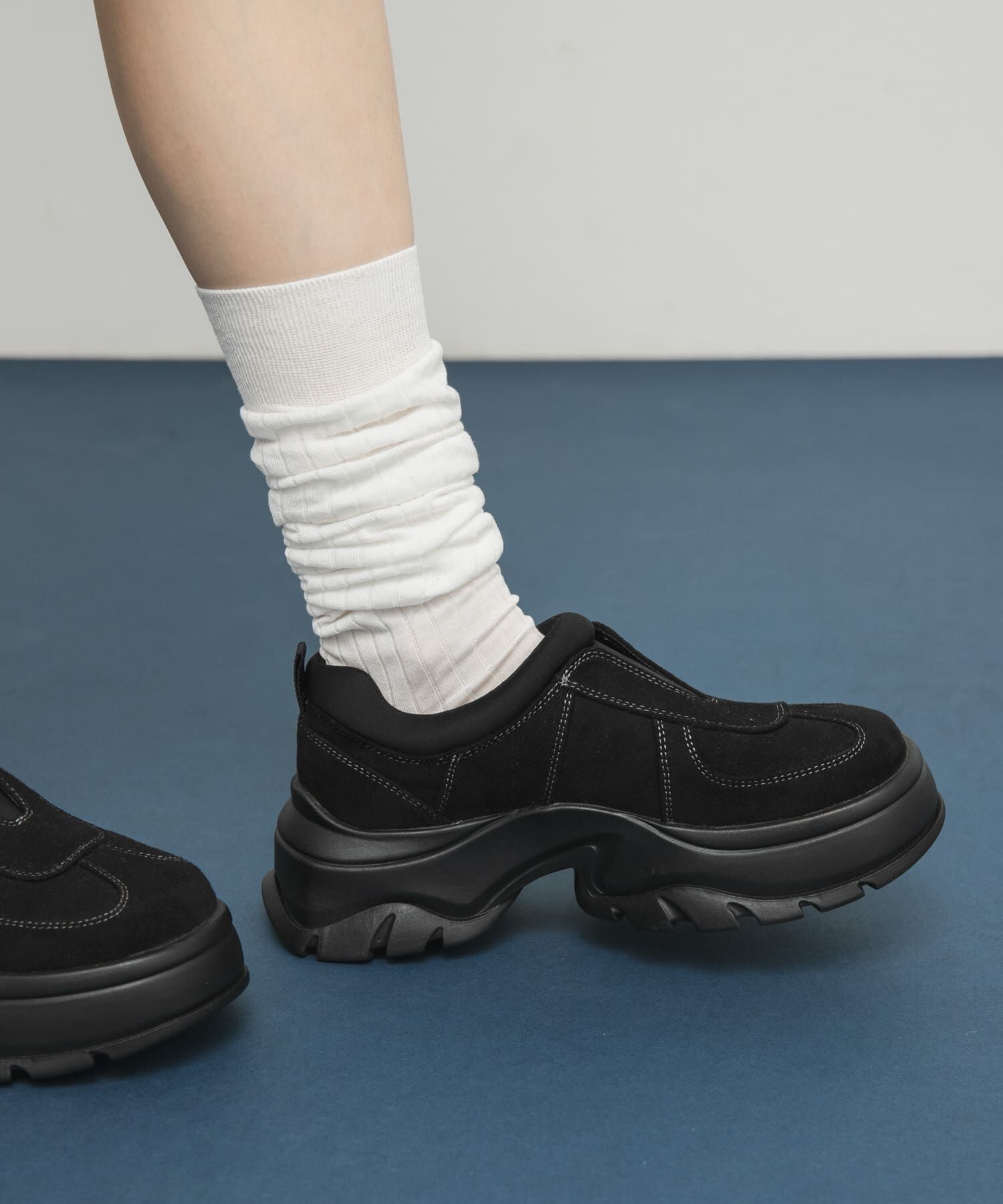  「ステッチデザインスリッポン」|スニーカー|