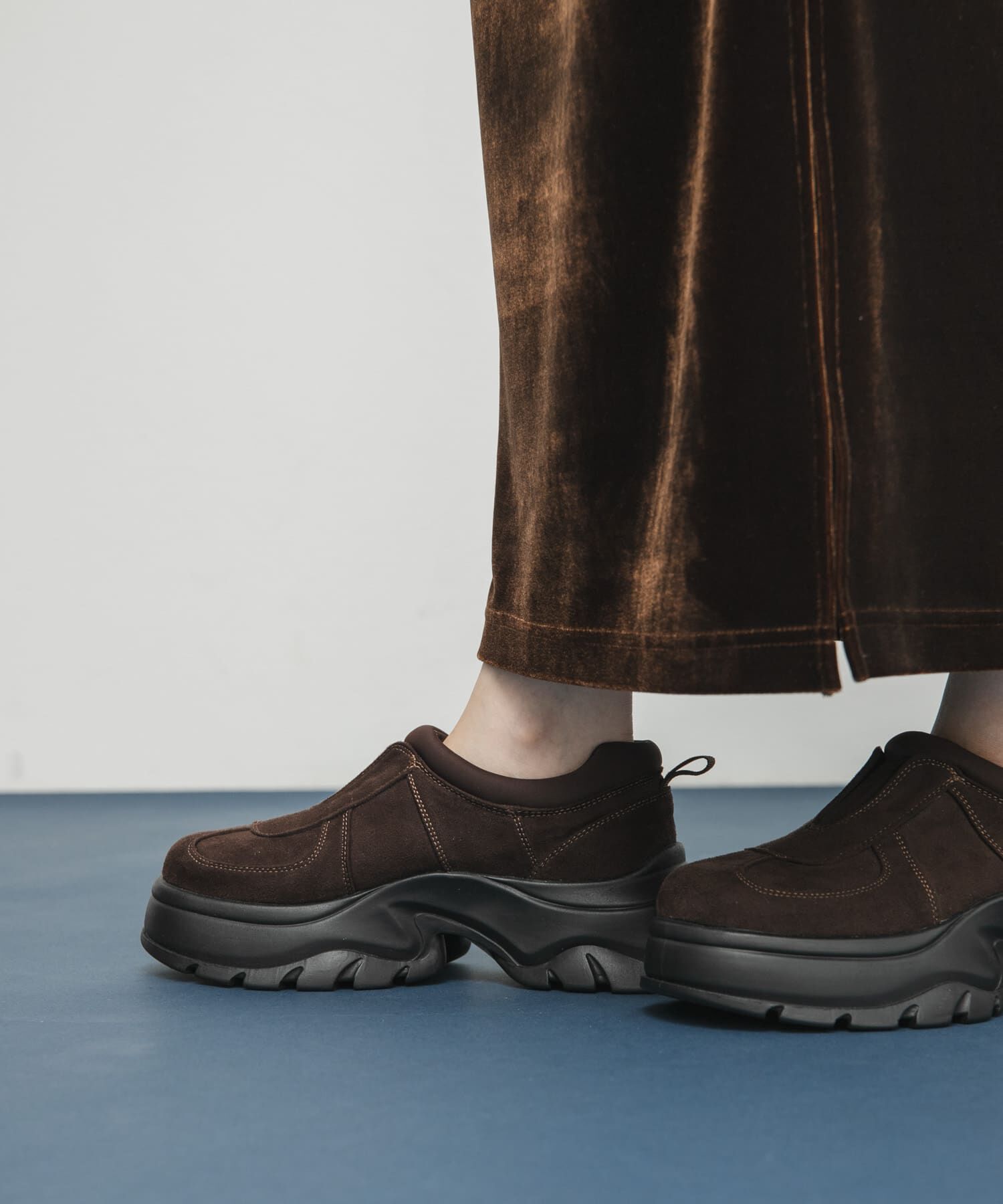  「ステッチデザインスリッポン」|スニーカー|