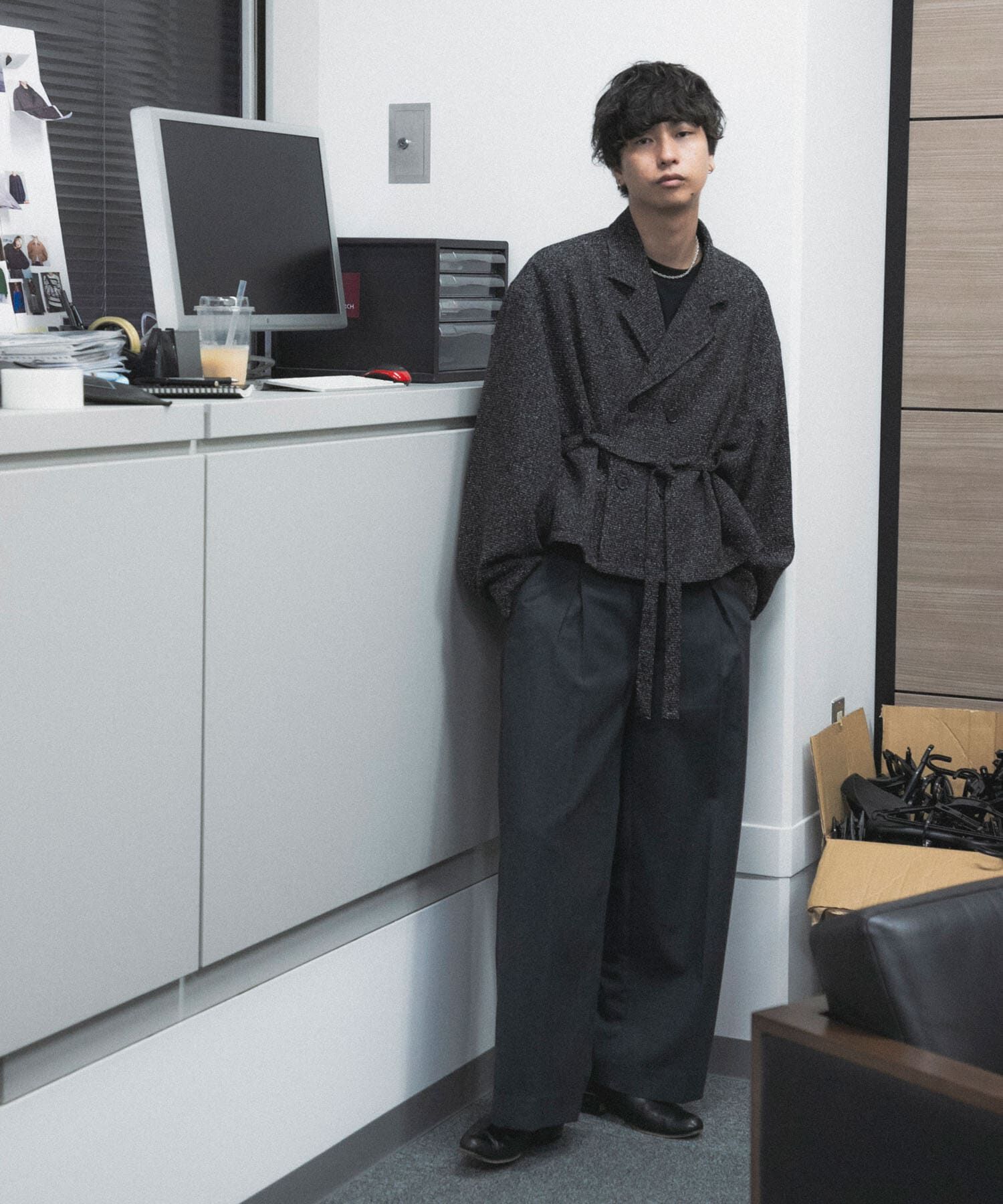 SENSE OF PLACE by URBAN RESEARCH「『わたべ&times;SOP』『ｾｯﾄｱｯﾌﾟ対応』ﾂｲｰﾄﾞﾀﾞﾌﾞﾙﾌﾞﾚｽﾄ  」|その他|