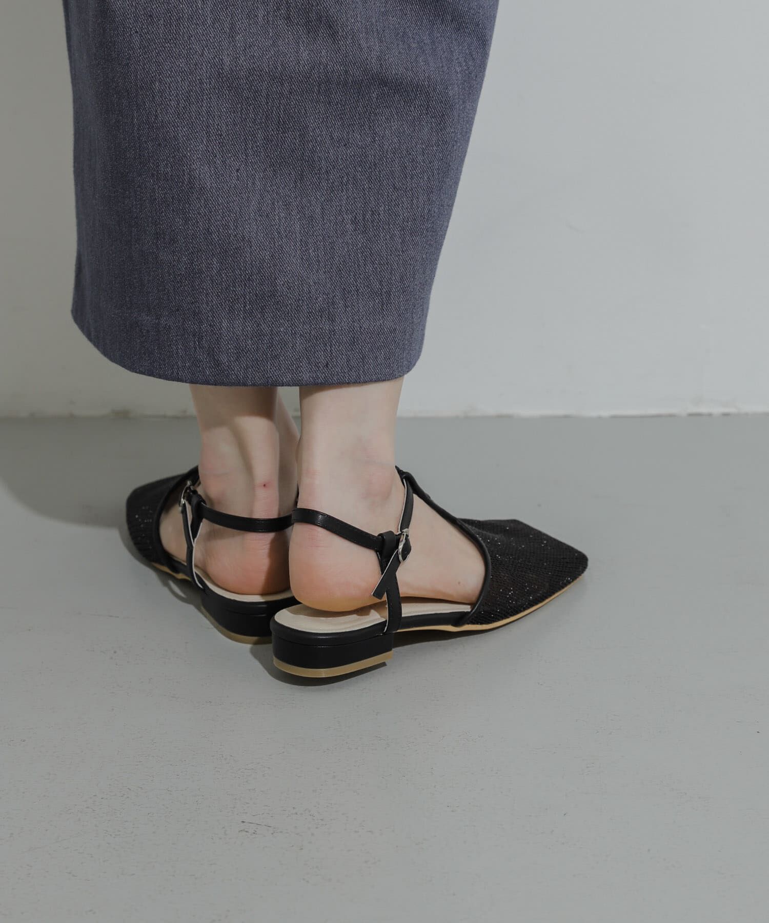 SENSE OF PLACE by URBAN RESEARCH「Tストラップメッシュサンダル」|サンダル|