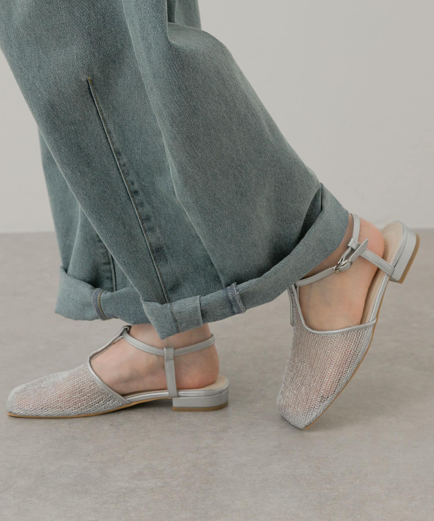 SENSE OF PLACE by URBAN RESEARCH「Tストラップメッシュサンダル」|サンダル|