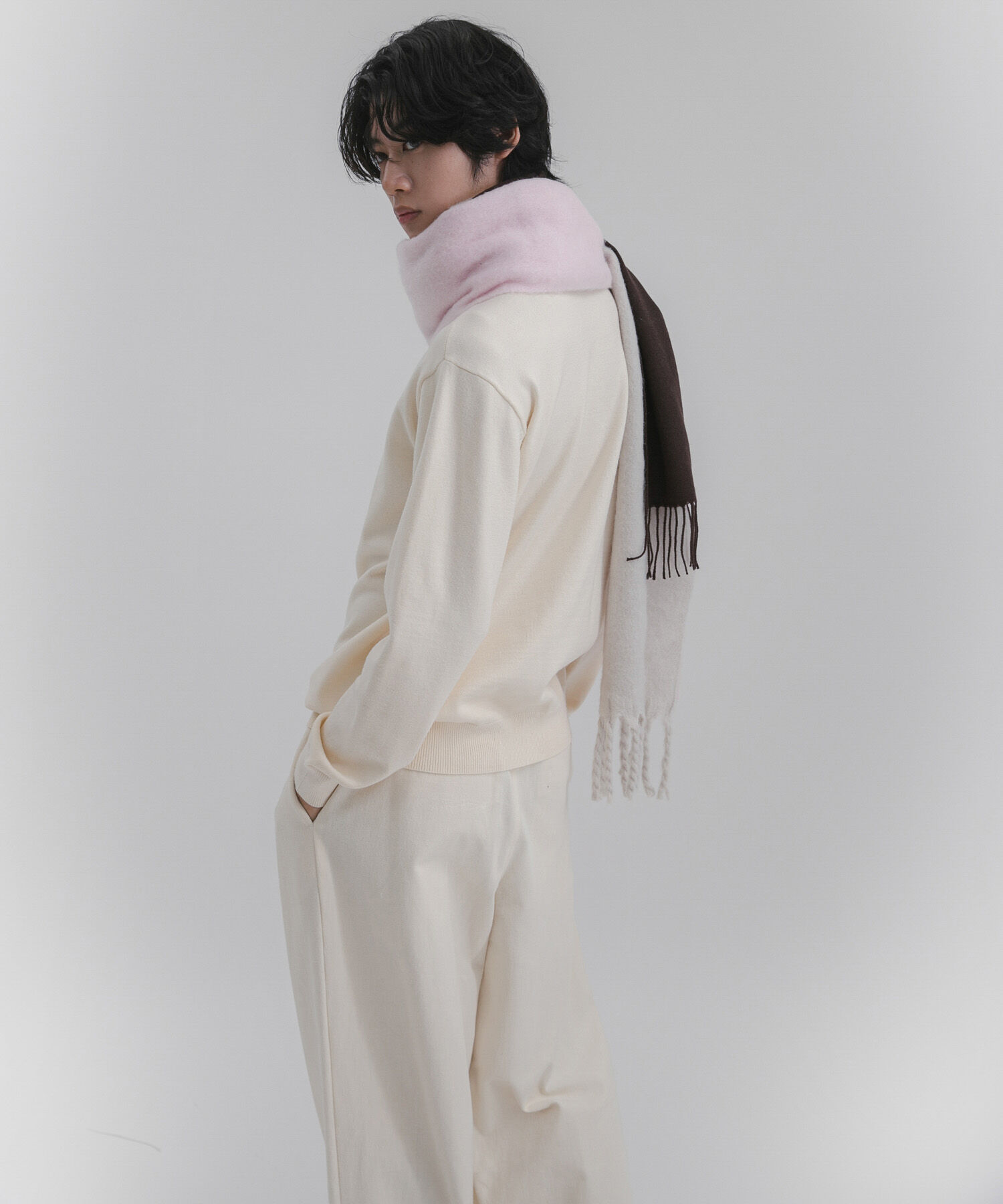 SENSE OF PLACE by URBAN RESEARCH「『一部WEB限定カラー』『洗濯可/毛玉防止』ストレッチモックネックニット」|ニット・セーター|