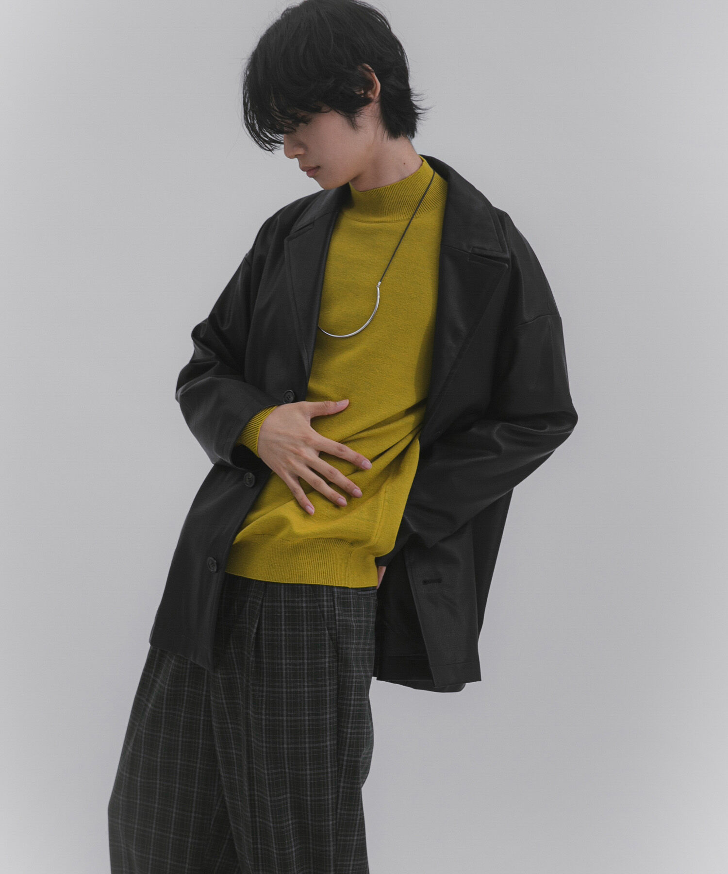 SENSE OF PLACE by URBAN RESEARCH「『一部WEB限定カラー』『洗濯可/毛玉防止』ストレッチモックネックニット」|ニット・セーター|