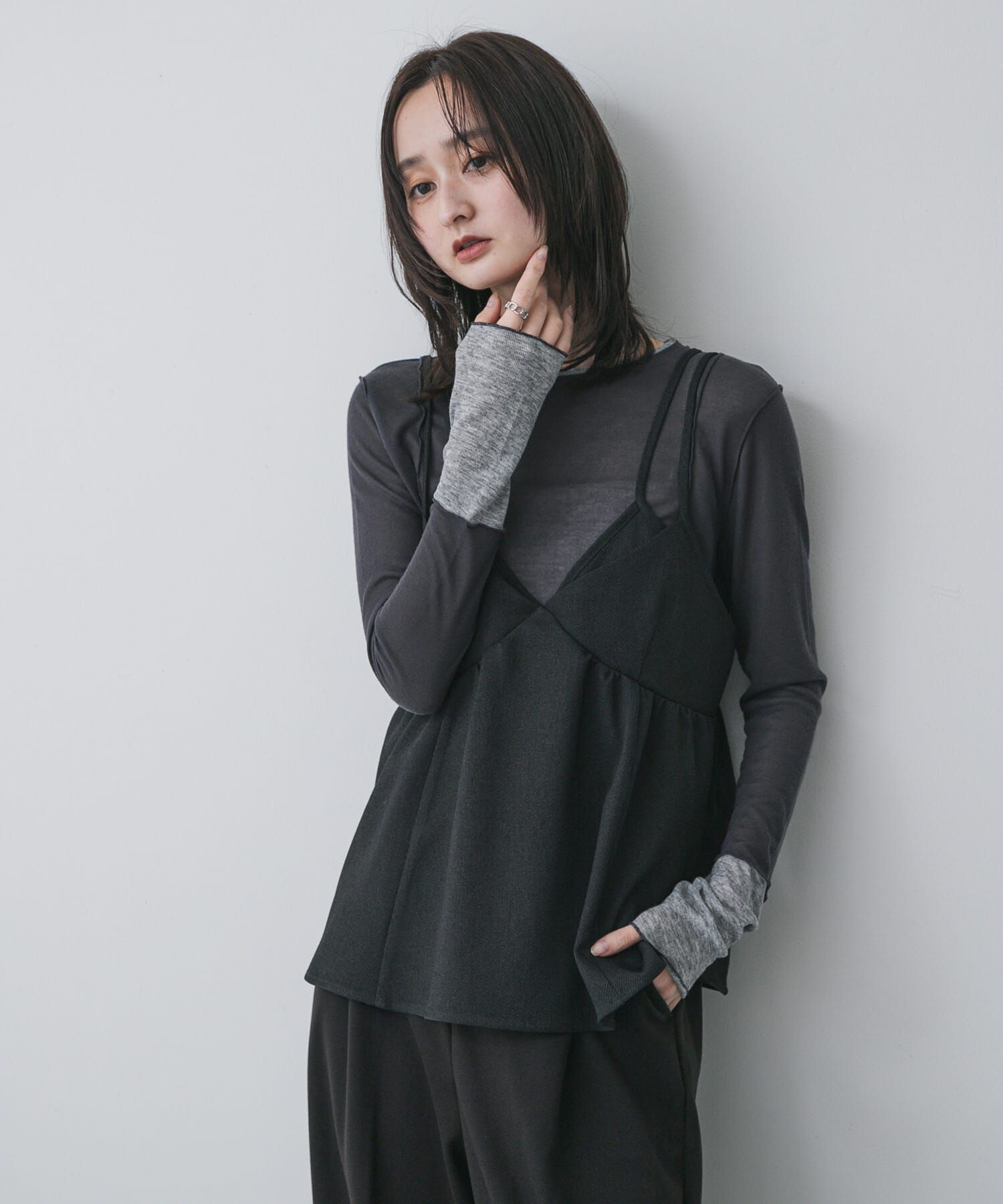 SENSE OF PLACE by URBAN RESEARCH「レイヤードメローTシャツ」|Tシャツ・カットソー|