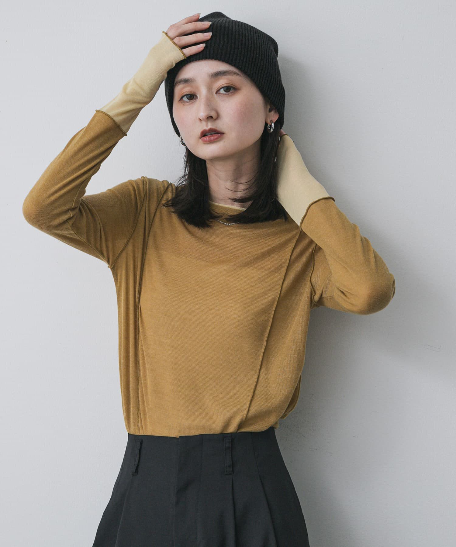 SENSE OF PLACE by URBAN RESEARCH「レイヤードメローTシャツ」|Tシャツ・カットソー|