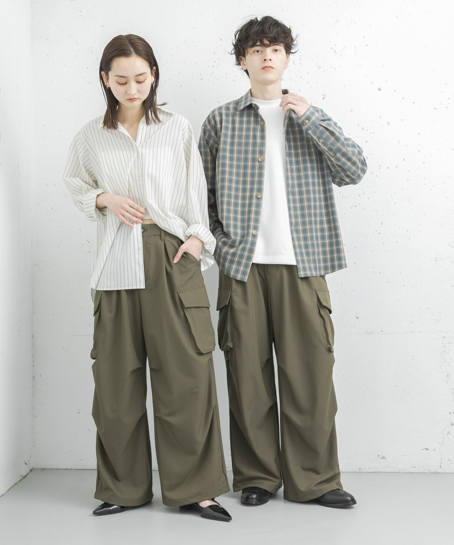 SENSE OF PLACE by URBAN RESEARCH「『ユニセックス』ワイドカーゴパンツ」|その他|