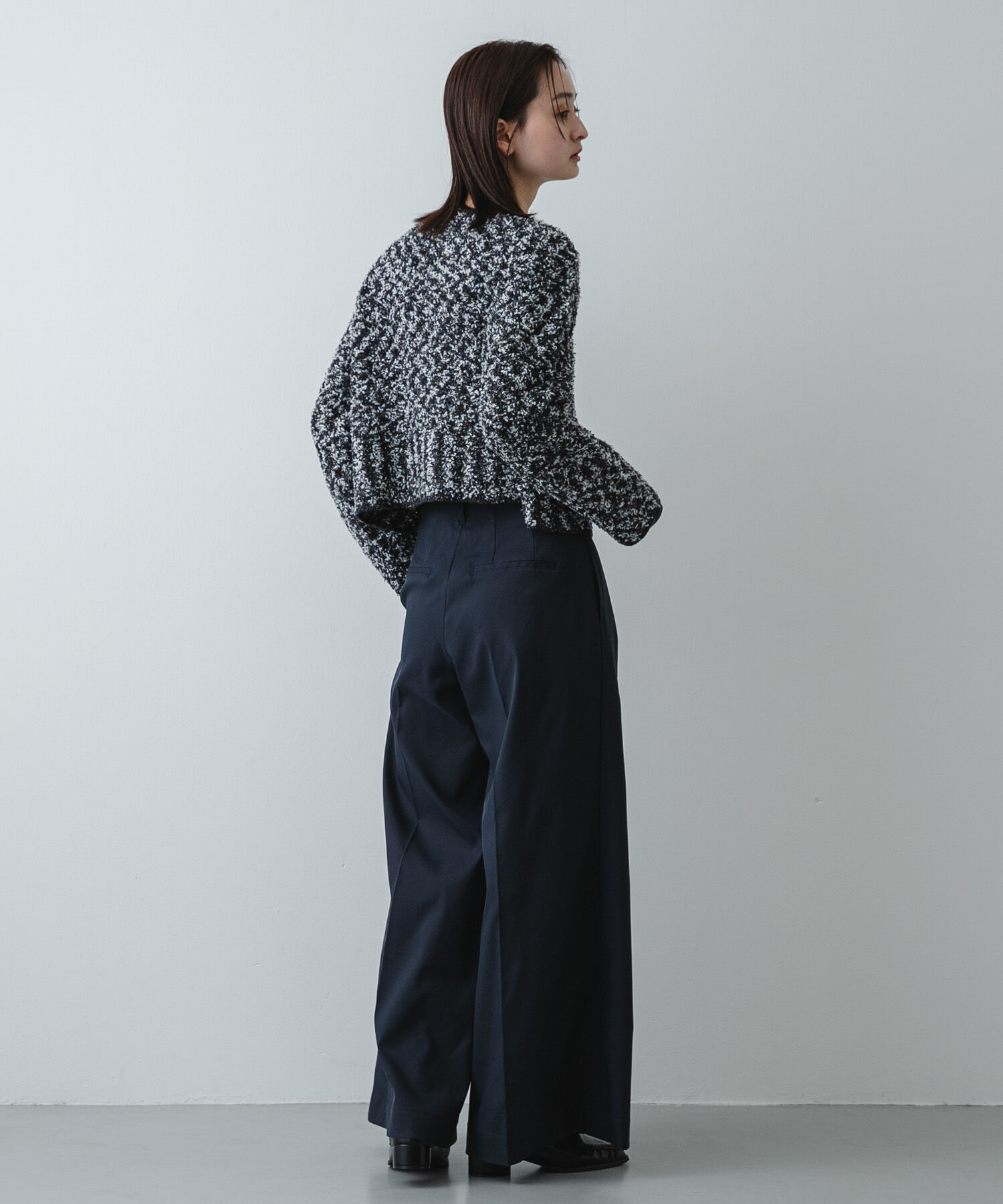 SENSE OF PLACE by URBAN RESEARCH「『洗濯可』ミックスツイードカーディガン」|カーディガン|