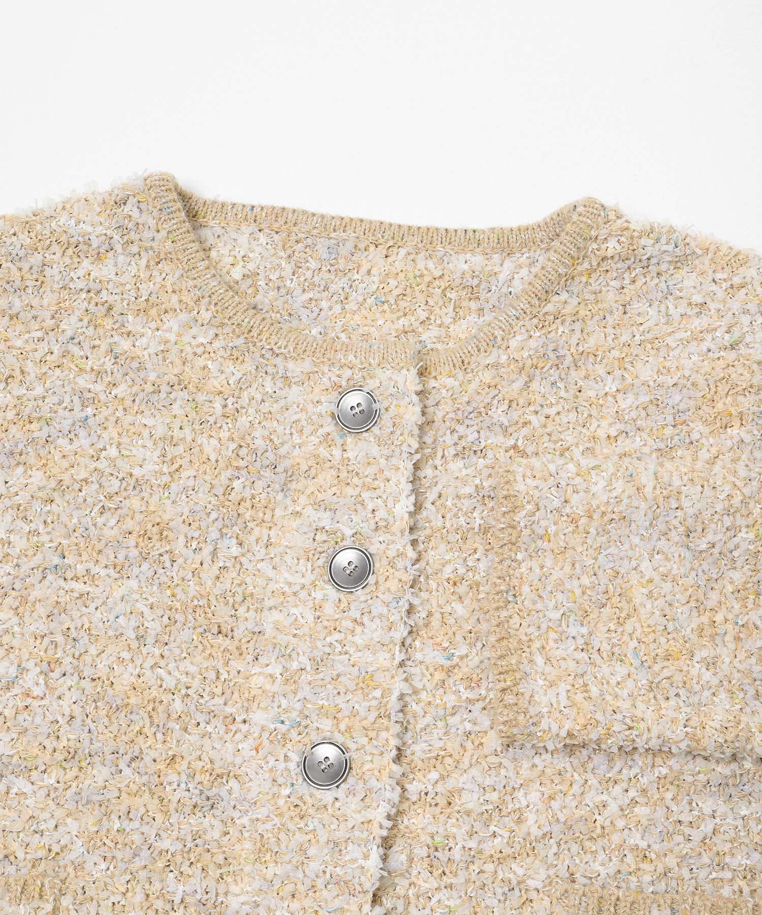 SENSE OF PLACE by URBAN RESEARCH「『洗濯可』ミックスツイードカーディガン」|カーディガン|