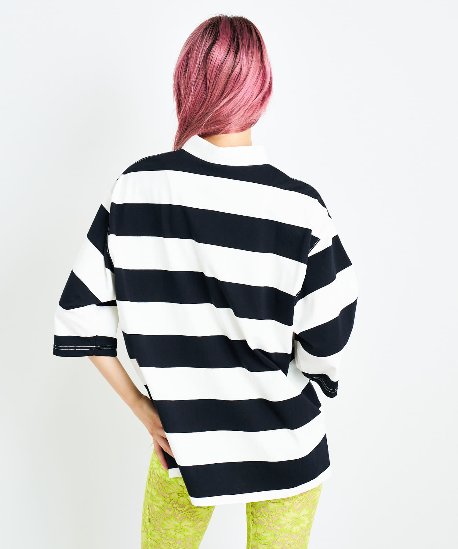 SENSE OF PLACE by URBAN RESEARCH「ANNA SUI NYC　マルチカラーラガーポロシャツ」|ポロシャツ|