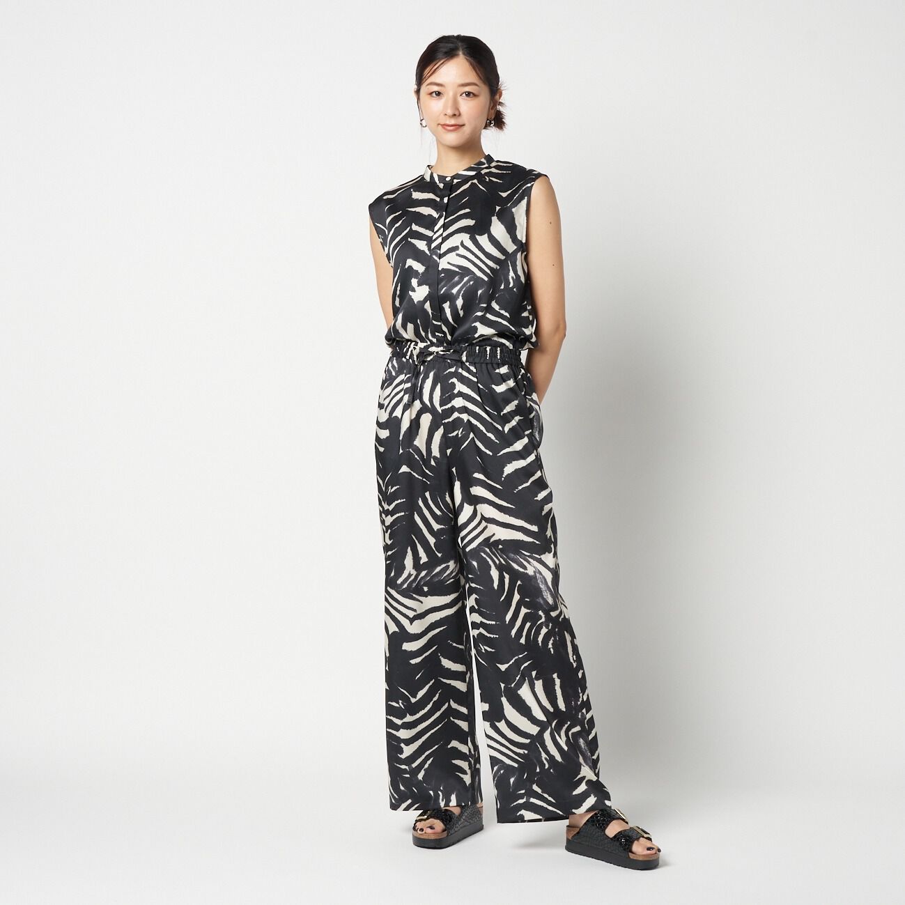 HELIOPOLE「HELIOPOLE ARGENTI PRINT EASY PANTS」|チノ|