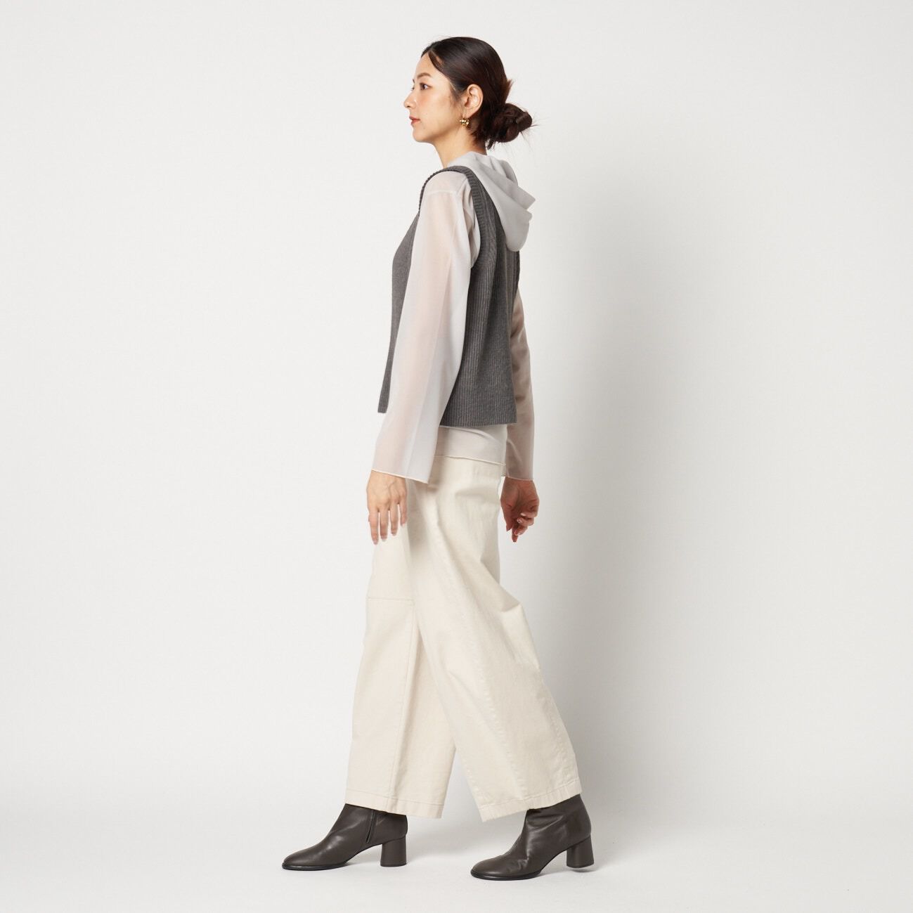 HELIOPOLE「HELIOPOLE SHEER HOODIE PULLOVER」|Tシャツ・カットソー|