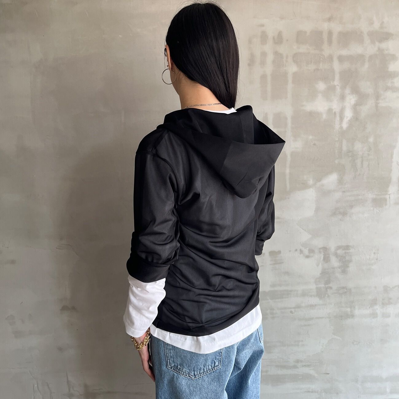 HELIOPOLE「HELIOPOLE SHEER HOODIE PULLOVER」|Tシャツ・カットソー|