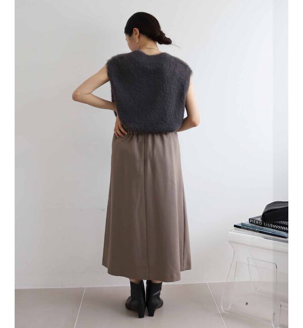 le.coeur blanc「《手洗い可能》カルゼマリントラペーズスカート」|スカート|