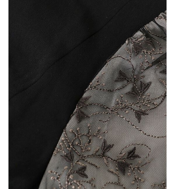 le.coeur blanc「スリーブエンブロイダリードレス」|ドレス|