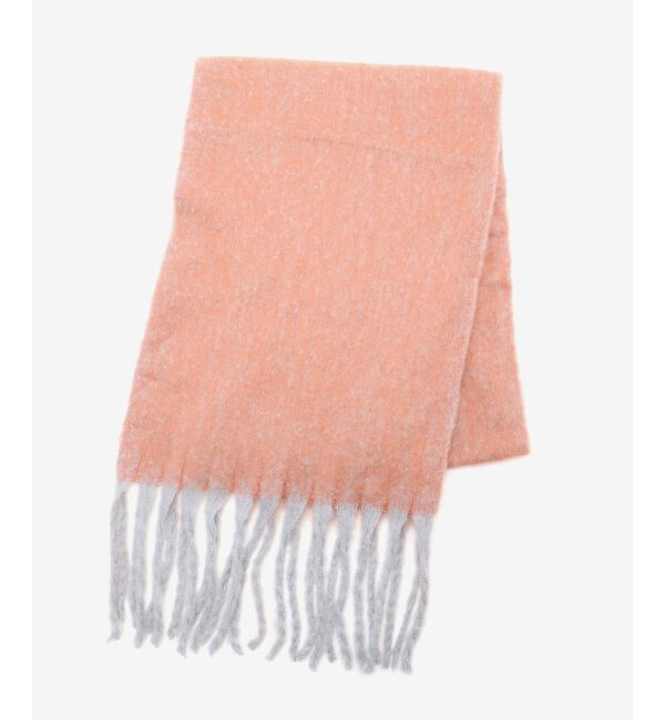  「《手洗い可能》ヘアリーカラーマフラー」|マフラー|