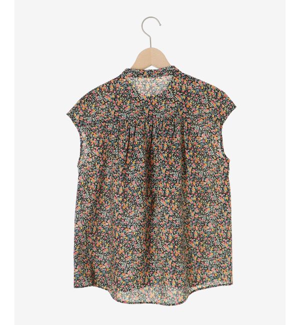  「《手洗い可能》リバティフロントフリルブラウス」|シャツ・ブラウス|