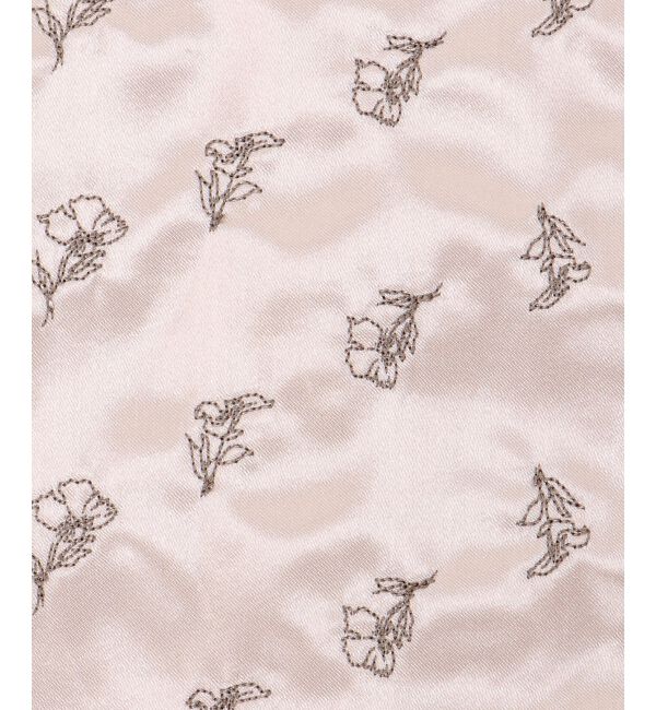 MAJESTICLEGON「サテンフローラルガジェットポーチ」|ポーチ|