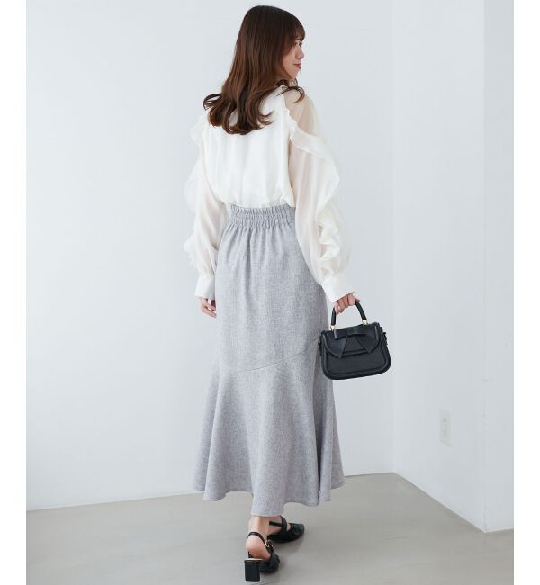 MAJESTICLEGON「リボン付きフリルブラウス」|シャツ・ブラウス|