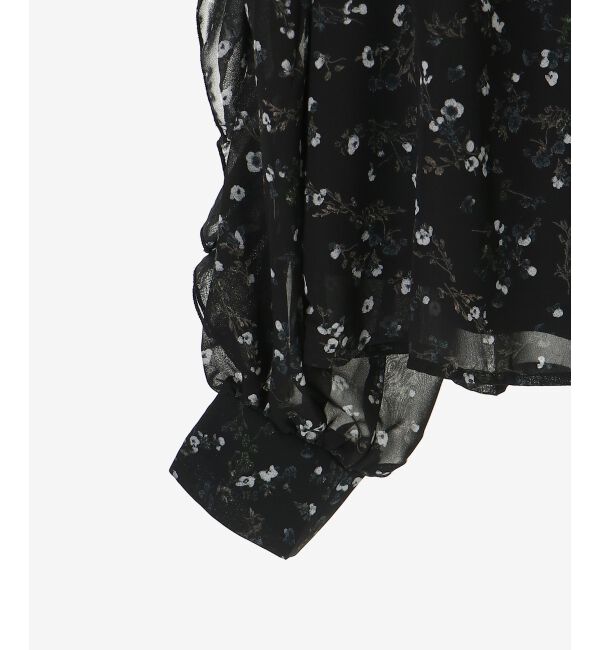 MAJESTICLEGON「リボン付きフリルブラウス」|シャツ・ブラウス|