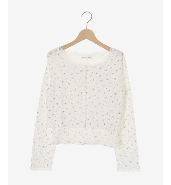  「レース使いキャミカーデセット」|カーディガン|