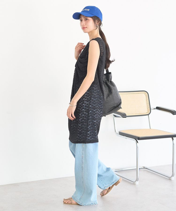 earth music&ecology「レースギャザーワンピース」|ワンピース|