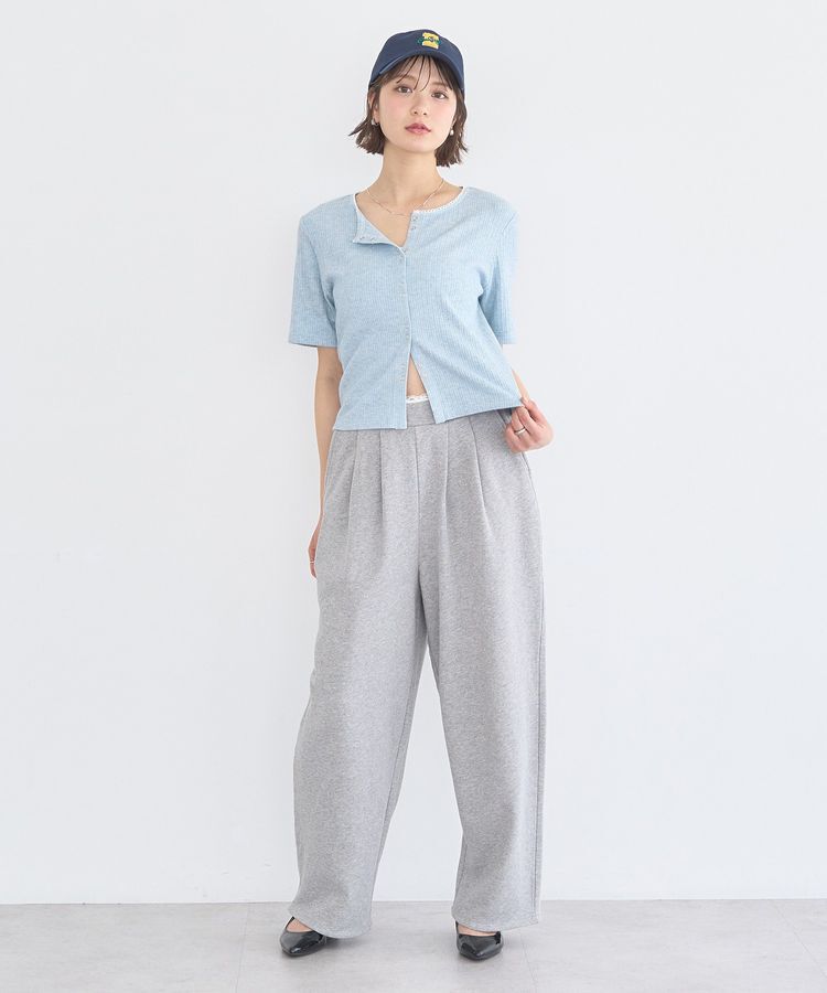 earth music&ecology「チェーンリブラメカットソー」|Tシャツ・カットソー|