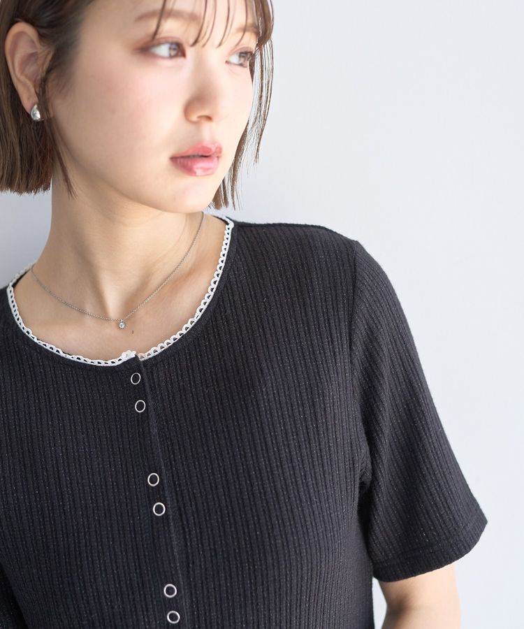 earth music&ecology「チェーンリブラメカットソー」|Tシャツ・カットソー|