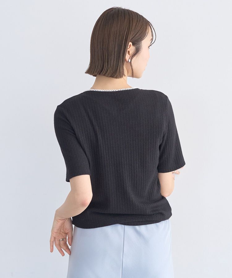 earth music&ecology「チェーンリブラメカットソー」|Tシャツ・カットソー|