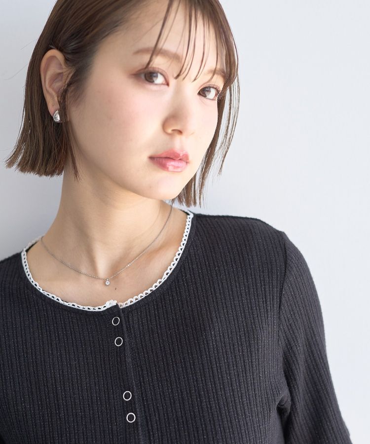 earth music&ecology「チェーンリブラメカットソー」|Tシャツ・カットソー|