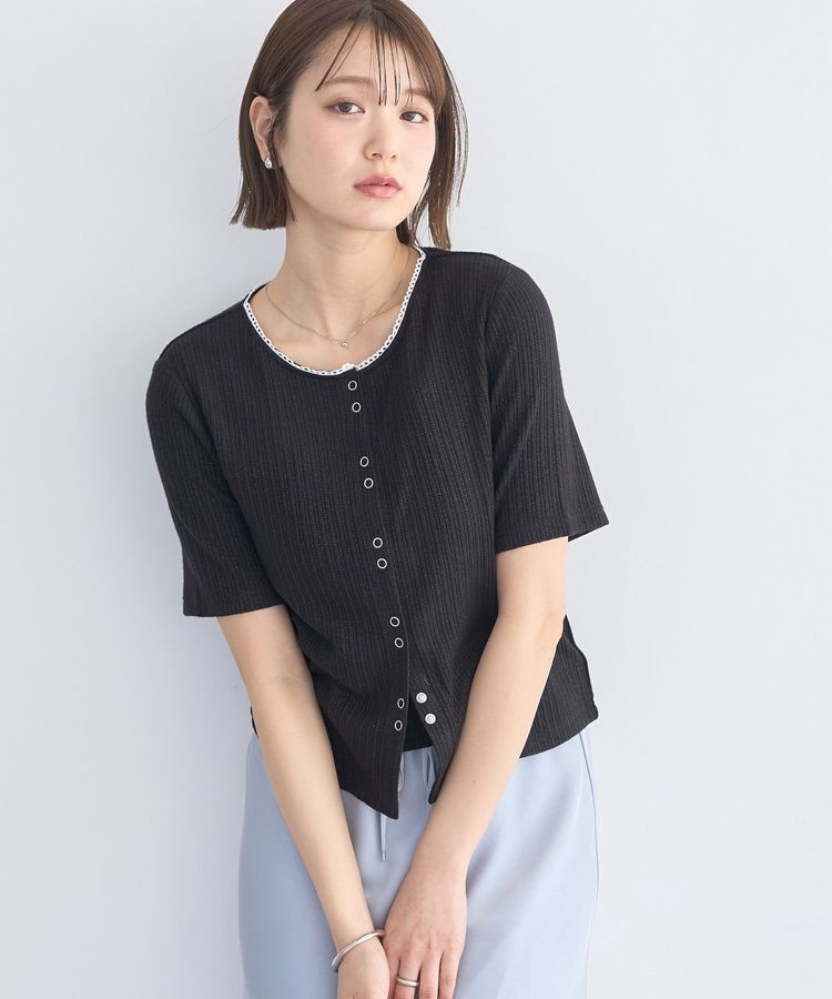 earth music&ecology「チェーンリブラメカットソー」|Tシャツ・カットソー|