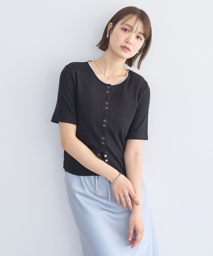 earth music&ecology「チェーンリブラメカットソー」|Tシャツ・カットソー|