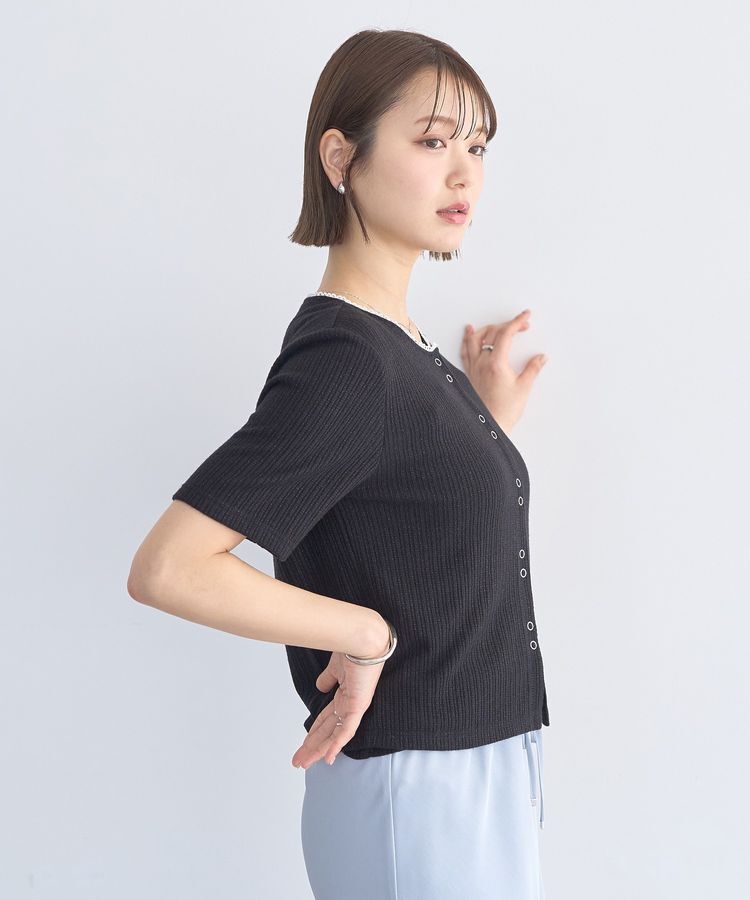 earth music&ecology「チェーンリブラメカットソー」|Tシャツ・カットソー|