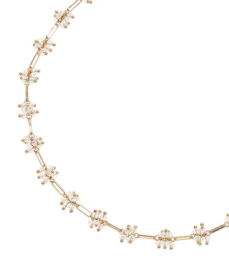 earth music&ecology「クリアビーズポイントネックレス」|ネックレス|