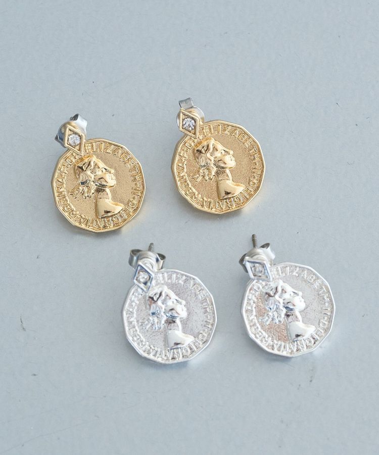 earth music&ecology「2WAYコインビジューピアス」|ピアス|