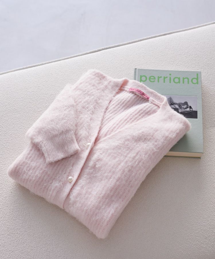 Maison de FLEUR Petite Robe「フェザーヤーンカーディガン」|カーディガン|