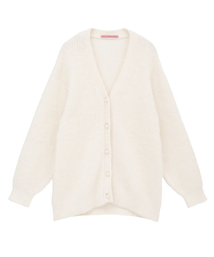 Maison de FLEUR Petite Robe「フェザーヤーンカーディガン」|カーディガン|