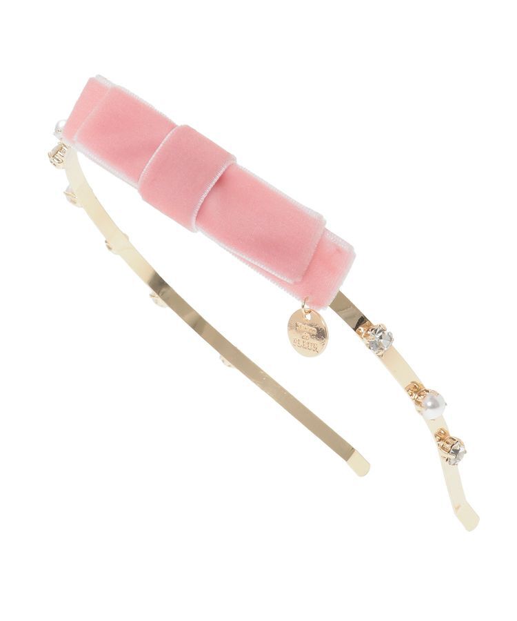 Maison de FLEUR「ベロアビジューカチューシャ」|その他|