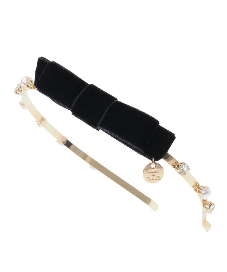 Maison de FLEUR「ベロアビジューカチューシャ」|その他|