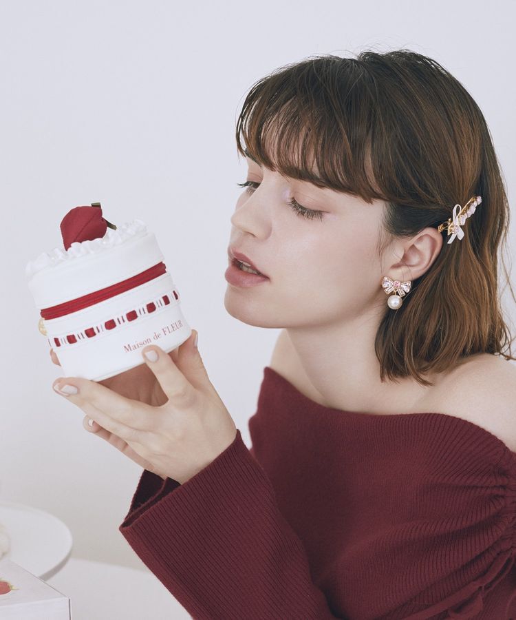 Maison de FLEUR「ガトーフレーズポーチ」|ポーチ|