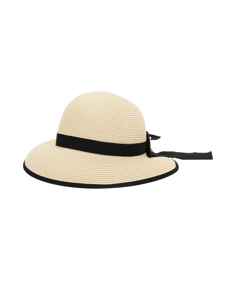 Maison de FLEUR「【手洗い可能】パールリボンスリットハット」|その他|