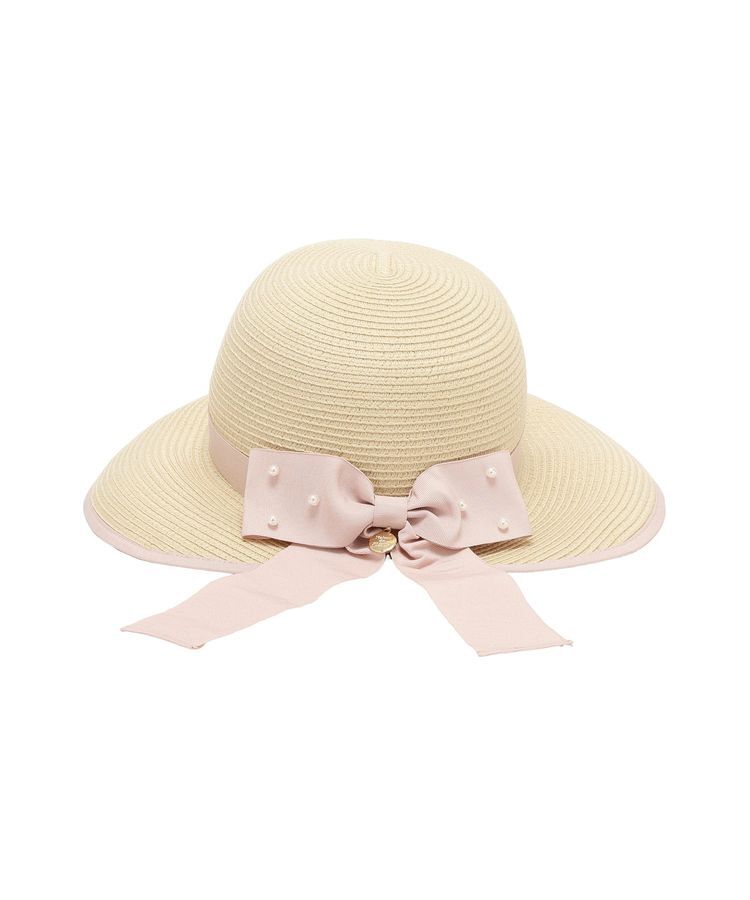 Maison de FLEUR「【手洗い可能】パールリボンスリットハット」|その他|