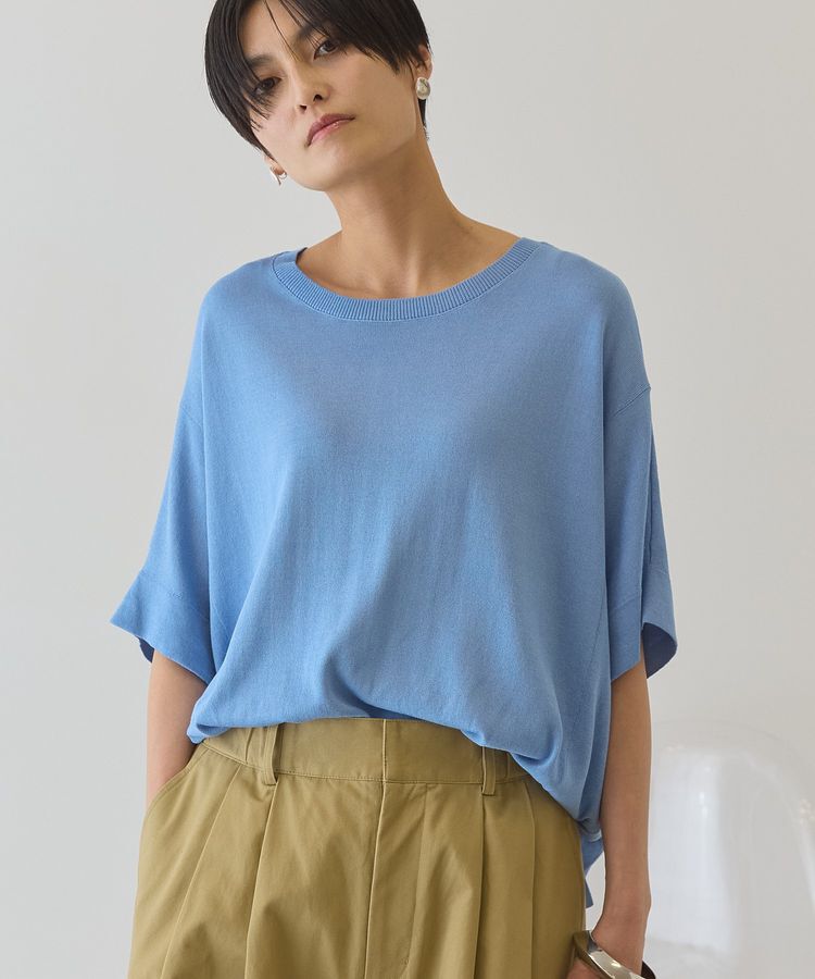 AMERICAN HOLIC「【前後2WAY・接触冷感】ポンチョニット」|ニット・セーター|